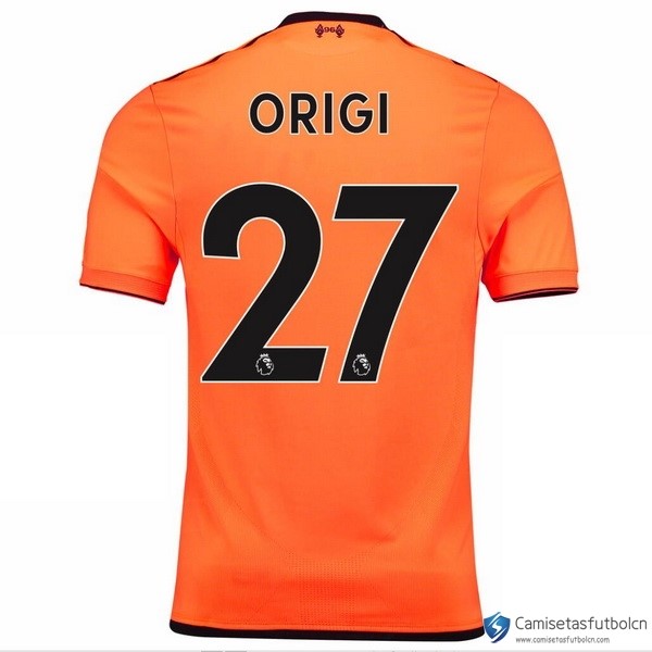 Camiseta Liverpool Tercera equipo Origi 2017-18
